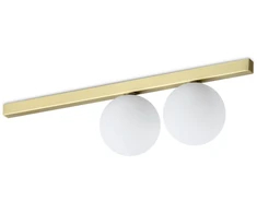 Lubinis šviestuvas Ideal Lux Sieninis/lubų šviestuvas BINOMIO, G9, žalvario sp., 328447