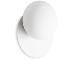 Ideal Lux Sieninis šviestuvas Ninfea Ap1 Bianco