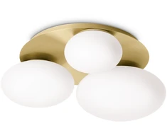 Ideal Lux Lubinis šviestuvas Ninfea Pl3 Ottone