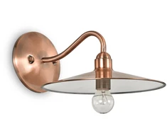Sieninis šviestuvas Ideal Lux Wall lamp with 1 light CANTINA, E14, baltas