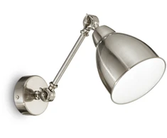 Sieninis šviestuvas Ideal Lux Wall lamp with 1 light NEWTON, E27, chrome