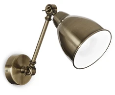 Sieninis šviestuvas Ideal Lux Wall lamp with 1 light NEWTON, E27, baltas