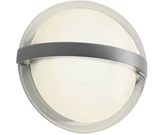 Sieninis šviestuvas 10,8W LED sieninis lauko šviestuvas SIERRA, tamsiai pilkas, 3000K, IP54, 90364