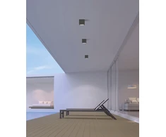 Lubinis šviestuvas 10W LED lubinis fasado šviestuvas HAMAL, antracito sp., 3000K, dimeriuojamas, IP65, P2081000GRDP