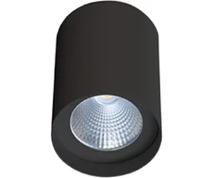 10W LED paviršinis šviestuvas MATE, juodas, 3000K, IP65