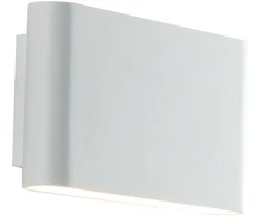 Sieninis šviestuvas 10W LED sieninis fasado šviestuvas GAMMA, baltas, CCT, IP54, šviečia į viršų ir į apačią