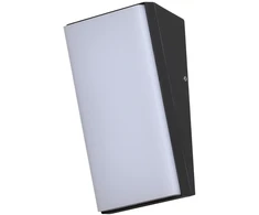 Sieninis šviestuvas 10W LED sieninis fasado šviestuvas FAMA 4K, juodas, 4000K