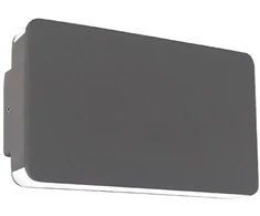 10W LED sieninis fasado šviestuvas TILLY, tamsiai pilkos/baltos sp., 3000K, IP65, 4353300