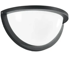 Sieninis šviestuvas 10W LED sieninis fasado šviestuvas DETROIT, juodas, CCT, IP54