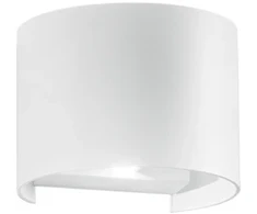 10W LED sieninis fasado šviestuvas DELTA, baltas, CCT, IP54, šviečia į viršų ir į apačią