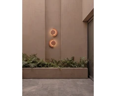 Sieninis šviestuvas 10W LED sieninis fasado šviestuvas, kavos sp., 3000K, IP54, E519