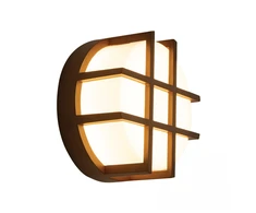 10W LED sieninis fasado šviestuvas, tamsiai rudas, 3000K, IP65, E342