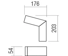 10W LED sieninis lauko šviestuvas WOODY, tamsiai pilkas, 3000K, IP54, 90510