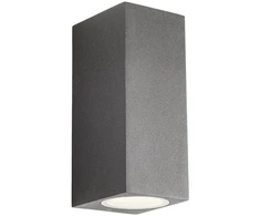 Sieninis šviestuvas 10W LED sieninis lauko šviestuvas BRIO, tamsiai pilkas, 3000K, IP54, šviečia į viršų ir į apačią, 90530