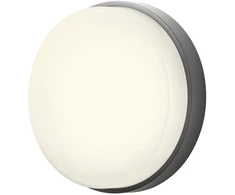 Sieninis šviestuvas 10W LED sieninis lauko šviestuvas URANIA, tamsiai pilkas, 3000K, IP65