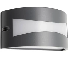10W LED sieninis lauko šviestuvas ASTI LED, tamsiai pilkas, 3000K, IP54
