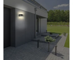 Sieninis šviestuvas 10W sieninis lauko šviestuvas AYSEL, antracito sp., 3000K, A2069000GR