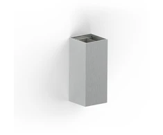 11W LED sieninis fasado šviestuvas LUMO, šlifuoto aliuminio sp., 2700/3000K, IP65, A4006070AL