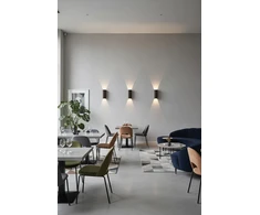 Sieninis šviestuvas 11W LED sieninis fasado šviestuvas KOWA, aukso sp., 2700/3000K, IP65, A2033170O