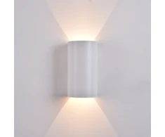 Sieninis šviestuvas 11W LED sieninis fasado šviestuvas KOWA, baltas, 2700/3000K, IP65, A2033170B