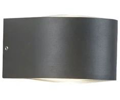 11W LED sieninis fasado šviestuvas MAVENNA, tamsiai pilkas, 3000K, IP54, šviečia į viršų ir į apačią, 4334600