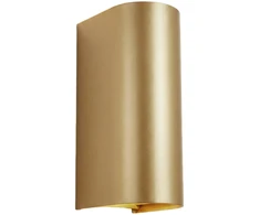 11W LED sieninis fasado šviestuvas GLOWI, aukso sp., 2700/3000K, IP65, A4011070O
