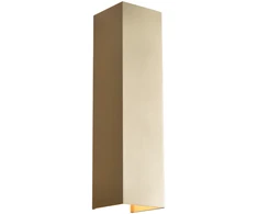 Sieninis šviestuvas 11W LED sieninis fasado šviestuvas KENDO, aukso sp., 2700/3000K, IP65, A2032270O