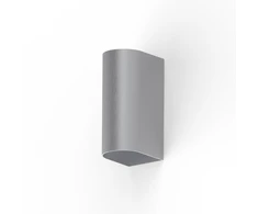 11W LED sieninis fasado šviestuvas GLOWI, šlifuoto aliuminio sp., 2700/3000K, IP65, A4011070AL