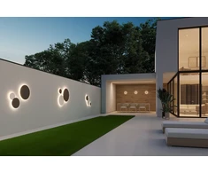 11W LED sieninis fasado šviestuvas COMBO, baltas, 2700/3000K, IP65, dimeriuojamas, A3966170BDT