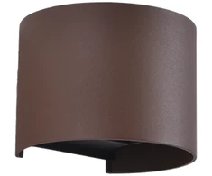 11W LED sieninis fasado šviestuvas KOWA, rūdžių sp., 2700/3000K, IP65, A2033070M