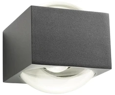 11W LED sieninis lauko šviestuvas ARI, tamsiai pilkas, 3000K, IP65, šviečia į viršų ir į apačią, 90276