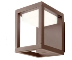 11W LED sieninis lauko šviestuvas XIERA, tamsiai rudas, 2900/3100K, IP54, 90441