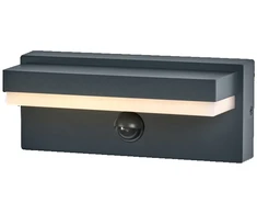 12,5W LED fasado šviestuvas ENDURA STYLE ROBUST, tamsiai pilkas, 3000K, su judesio davikliu, IP54