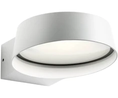 Sieninis šviestuvas 12,5W LED sieninis lauko šviestuvas PHASER, baltas, 3000K, IP54, 90045