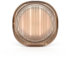 12W LED lauko plafonas, šampano/juodos sp., 3000K, dimeriuojamas, IP65, E492