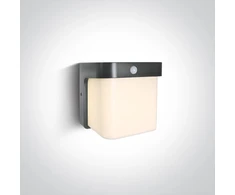 12W LED paviršinis fasado šviestuvas, antracito sp., 3000K, su judesio davikliu, 67492P/AN/W