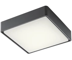 12W LED paviršinis lauko šviestuvas MARINA, tamsiai pilkas, 3000K, IP65, 90157