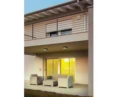 12W LED paviršinis lauko šviestuvas MARINA, tamsiai pilkas, 3000K, IP65, 90157