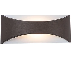 12W LED paviršinis lauko šviestuvas, tamsiai rudas, 3000K, E266