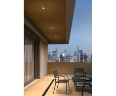 12W LED paviršinis lauko šviestuvas OKU, tamsiai pilkas, 3000K, IP65, 90266