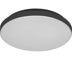 12W LED paviršinis šviestuvas ESSENTIAL ORBIS, juodas, 3000K, IP44
