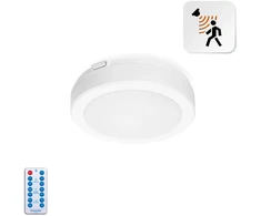 12W LED paviršinis šviestuvas NAIROS PREMIUM G2, baltas, 3000K/4000K/6500K, su judesio davikliu