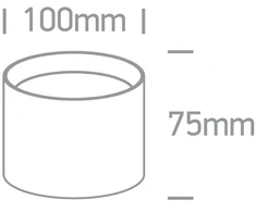 12W LED paviršinis šviestuvas, juodas, 3000/4000/5000K, IP44, 12112D/B/V