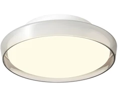 12W LED paviršinis šviestuvas ARCA, baltas/dūmų sp., 3000/4000K, IP44, 01-3795