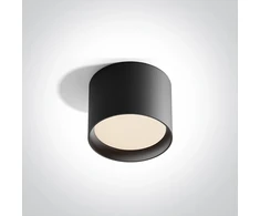 12W LED paviršinis šviestuvas, juodas, 3000/4000/5000K, IP44, 12112D/B/V