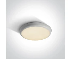 Lubinis šviestuvas 12W LED plafonas, baltas, 3000/4000/5000K, IP54, su 3h avariniu moduliu, 67366E/W/V