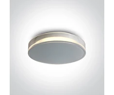 12W LED plafonas, baltas, 3000K, 67478/W/W