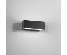 12W LED sieninis fasado šviestuvas AGERA, juodas, CCT, IP54