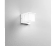 Sieninis šviestuvas 12W LED sieninis fasado šviestuvas NISMO, baltas, 3000/4000K, IP54