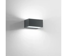 Sieninis šviestuvas 12W LED sieninis fasado šviestuvas TWIN, antracito sp., CCT, IP54